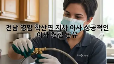 전남 영암 학산면 지사 이사, 성공적인 이사 경험 공유